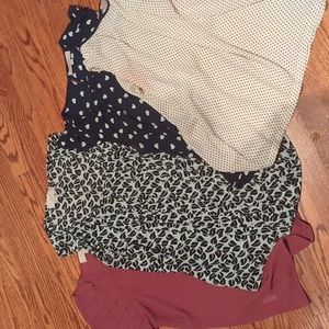Lot of 4 Ann Taylor Loft tops